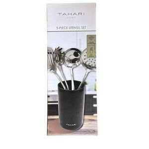 Tahari Home 5-Piece‎ Utensil Set NIB